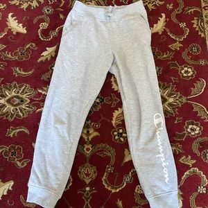 Grey champion sweat pants